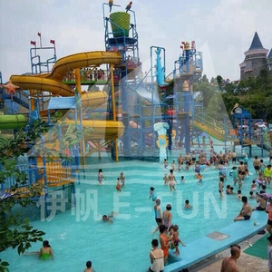 Çin Guangxi 30,000 fiberglas su slayt/dalga havuzu/aile su oyun alanı su parkı - Product Image 6