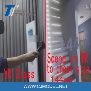 Óculos de realidade virtual usados no modelo <span class=keywords><strong>3d</strong></span> para a indústria imobiliária