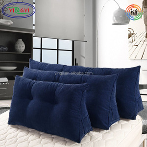 Cojín Triangular Relleno F073 para Sofá Cama, Soporte de Posicionamiento para Respaldo, <span class=keywords><strong>Cojines</strong></span> de Lectura, Funda Extraíble, Cojín Grande para Sofá - Product Image 4