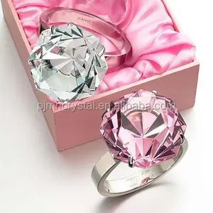 Оптовая продажа; Модные с украшением в виде кристаллов, кольца для салфеток для Свадебная бонбоньерка для MH-C001