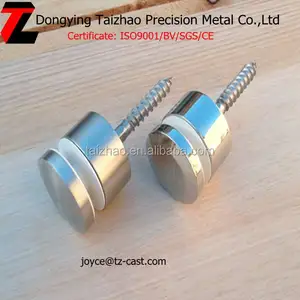 Stainless Steel Adjusted Glass Standoffs For Frameless Glass