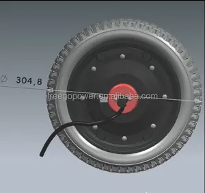 12inch 24V 200W DC Electric wheelchair Brushless hub motor