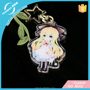 Chất Lượng Cao Vograce Epoxy Tráng Acrylic <span class=keywords><strong>Charm</strong></span> Thấp MOQ Tùy Chỉnh In Rõ Ràng Acrylic Charms Móc Khóa - Product Image 4