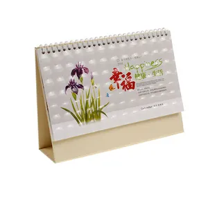 Recycler calendrier mural calendrier papier pleine impression de calendrier de table