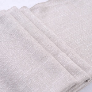 Tissu Jacquard Teint en Fil 100% Polyester Beige 100% Lin TengHui Upholstery 310GSM pour Canapé et Textile de Maison Coussin pour l'Europe - Product Image 6