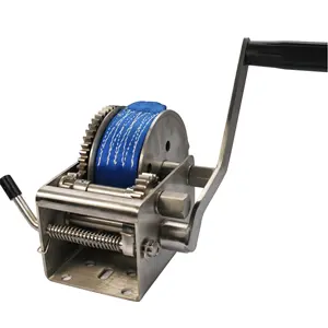 Trung Quốc Nhà Cung Cấp 2000lb Thép Không Gỉ Tay Thuyền Neo Tời Thuyền Trailer Tời - Product Image 1