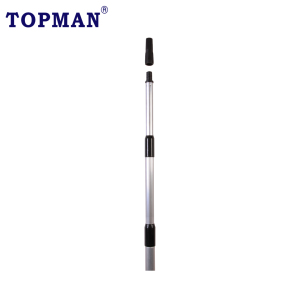 Topman - Poste telescópico de <span class=keywords><strong>4</strong></span> seções para escova de rolo de pintura e para limpeza, poste de extensão em alumínio de <span class=keywords><strong>4</strong></span>,5 metros - Product Image 3