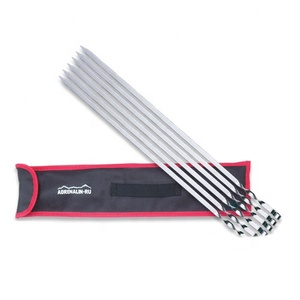 Bộ 6 Xiên <span class=keywords><strong>BBQ</strong></span> Mạ Crôm 45Cm Bán Chạy Nhất Với Túi Nylon Đựng - Product Image 3