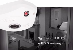 Fisheye interior al aire libre seguridad cctv cámaras WiFi P2P video vigilancia 360 grados CCTV cámara HD - Product Image 4