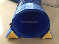 Túnel de Entrenamiento para Perros de Nailon ISHOW, Resistente y Duradero, Ecológico, con Bolsas de Arena para Peso
