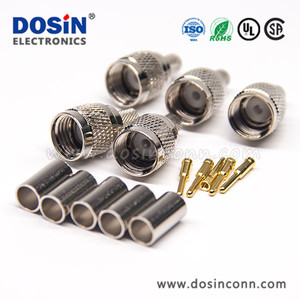 Conector Coaxial Mini UHF, conector macho para Cable RG58 RG6 - Product Image 4