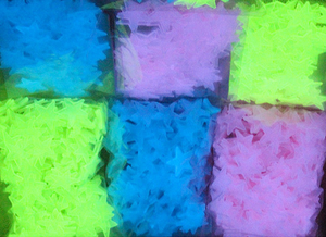 Calcomanías de pvc removibles para niños, pegatinas de pared con estrellas que brillan en la oscuridad, fluorescentes, 3d, de plástico - Product Image 2
