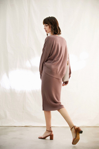 <span class=keywords><strong>Cardigan</strong></span> corto e abito <span class=keywords><strong>Sexy</strong></span> lavorati a maglia leggera da donna - Product Image 4