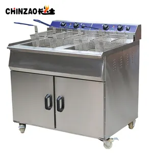 Dual 48L Capacity Free Standing Electric Deep Fat Fryer For Sale