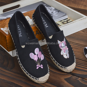 Новейшая модная обувь на плоской подошве из джута по низкой цене - Product Image 5