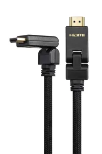 Ad angolo retto cavo HDMI supporto 4K 3D AD ARCO e Ethernet velocità di trasferimento fino a 18G bps 90 gradi cavo HDMI