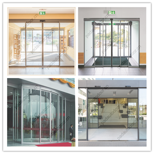 Porte coulissante courbée automatique en acier inoxydable, décoration <span class=keywords><strong>de</strong></span> porte décorative <span class=keywords><strong>de</strong></span> haute qualité - Product Image 5