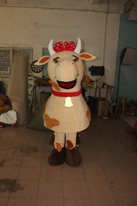 Nóng!! Cưỡi ngựa người lớn hai người mặc trang phục linh vật <span class=keywords><strong>2</strong></span> người trang phục ngựa - Product Image 2