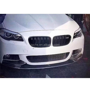 Fibra de carbono/PP alerón delantero parachoques Chin Splitter Guard para <span class=keywords><strong>BMW</strong></span> 5 Series <span class=keywords><strong>F10</strong></span> 520i <span class=keywords><strong>528i</strong></span> 530i 535i m-tech m-sport 2012-2018 - Product Image 5