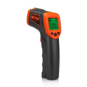 Pistola de temperatura infrarroja, termómetro Digital IR de punto láser sin contacto de-32 ~ 380 grados