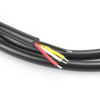 Anpassbares rechtwinkliges 4-poliges Mini-DIN-Stecker-Kabel-Anschluss-Audio kabel für industrielle Automatisierung und LED-Beleuchtung CE RoHS
