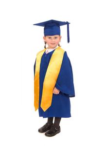 Üretim kaliteli anaokulu mezuniyet Robe/toga çocuk mezuniyet kapakları ve önlük - Product Image 4
