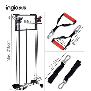 Porta portatile palestra Body Workout Tower OEM Home Exercise Door Gym Chin up Bar 2 set/ctn Latex Tube + fettuccia 4cm 62*32*38CM - Product Image 6