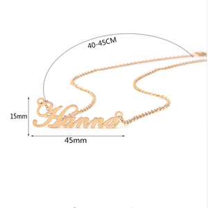Collana di amanti personalizzabili con targhetta personalizzata gioielli in acciaio inossidabile collana con nome personalizzato placcato in oro PVD - Product Image 2