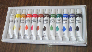 World Class 12 Colors 12ml Tubes Water Color Paint OEM logo Professional Watercolor with EN71 ASTM Certificate