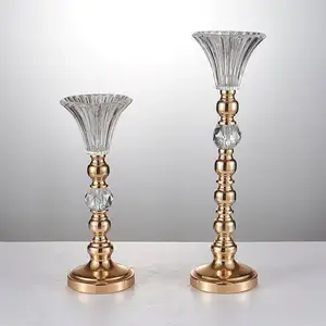 Sıcak satış uzun boylu vazolar Centerpieces düğün için düşük fiyat ile