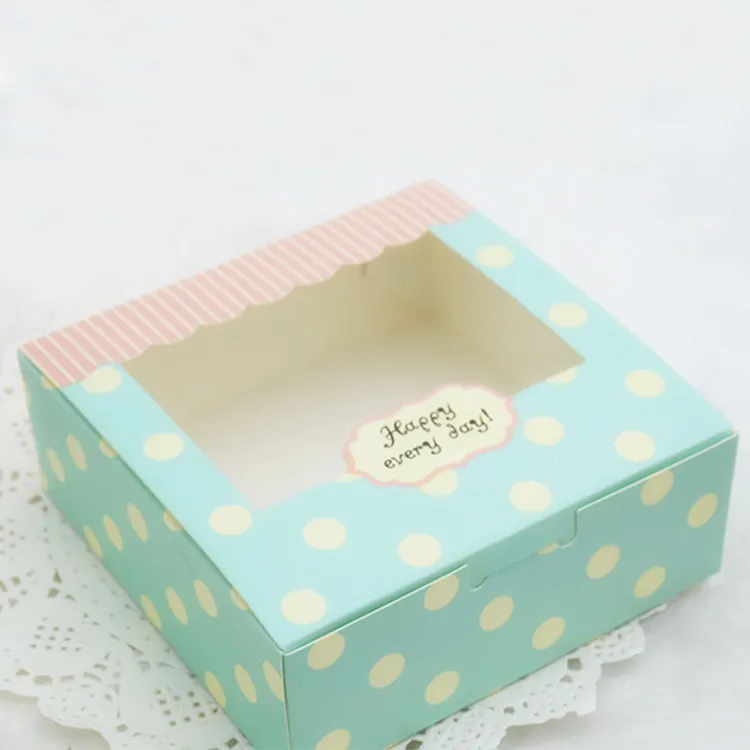 Promocional personalizado caramelo pastel caja de embalaje