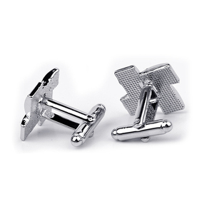 Fashion Metal square Cuff French Style Men's Diy Shirt/suit Cufflinks - Product Image 3