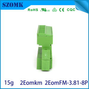 PCB bloque de terminales de tornillo 3,81mm 8 polos conector de alambre eléctrico bloque de <span class=keywords><strong>terminal</strong></span> - Product Image 4