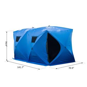 Tente de pêche à la <span class=keywords><strong>carpe</strong></span> pour 2 personnes, glace, Camping d'hiver, haute qualité, vente en gros, - Product Image 3