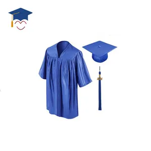 Hotsell kids graduation gown manufacturer shiny graduation gown