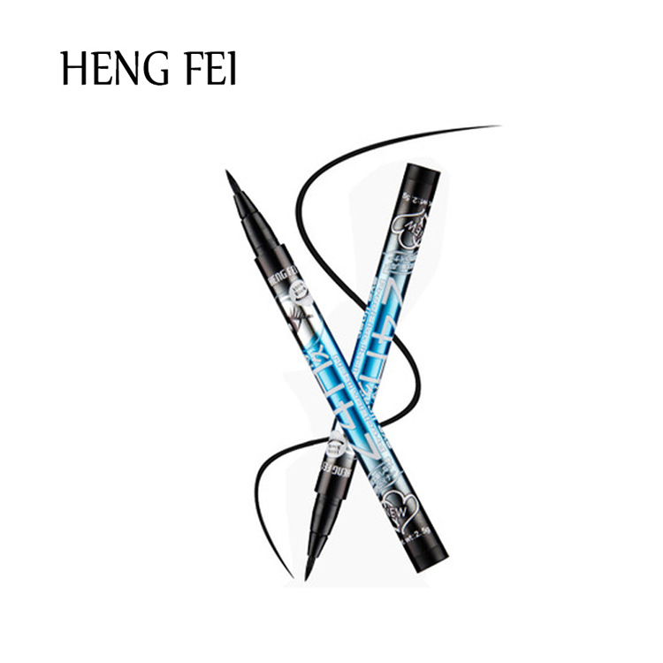 Hengfei 24 h длительный Черный жидкая подводка для глаз карандаш пятно доказательство жидкая подводка для глаз Ручка водонепроницаемый карандаш 12 шт./кор.