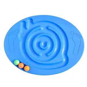 Tablero de Balance de madera de plástico para niños, juego de laberinto