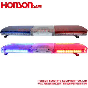HS4120 נמוך פרופיל אמבר <span class=keywords><strong>LED</strong></span> אזהרת אות אור בר עם 100W סירנה רמקול - Product Image 5