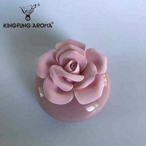 Fiore di ceramica Aroma di Aria di Pietra di Ceramica Del Fiore della Rosa Diffusore Parfum Fiore Bevanda Rinfrescante di Aria - Product Image 1