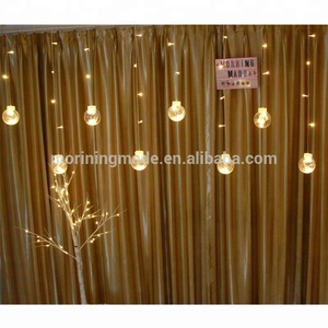 12 Wish Ball Giáng Sinh Halloween Holiday Chuỗi Led Sét Rèm Cửa Sổ Đèn Trang Trí Cổ Tích - Product Image 3