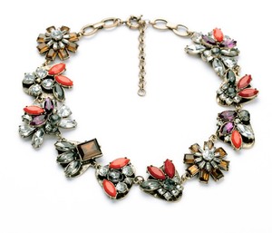 Xl00854 มาใหม่จัดส่งฟรีที่มีสีสัน Chunky สร้อยคอขายส่งแฟชั่นผู้หญิงเครื่องประดับ - Product Image 1