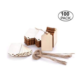 100 pezzi set etichette artigianali <span class=keywords><strong>in</strong></span> <span class=keywords><strong>legno</strong></span> non finito artigianato <span class=keywords><strong>in</strong></span> <span class=keywords><strong>legno</strong></span> <span class=keywords><strong>fai</strong></span> <span class=keywords><strong>da</strong></span> <span class=keywords><strong>te</strong></span> etichette regalo <span class=keywords><strong>in</strong></span> <span class=keywords><strong>legno</strong></span> vuote appese naturali con foro e spago di iuta - Product Image 1