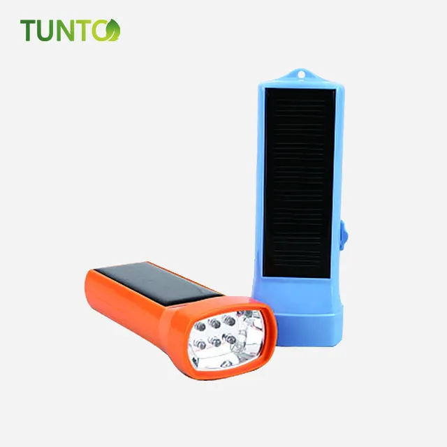 2019 best portable led solar rechargeable led flash light torch light