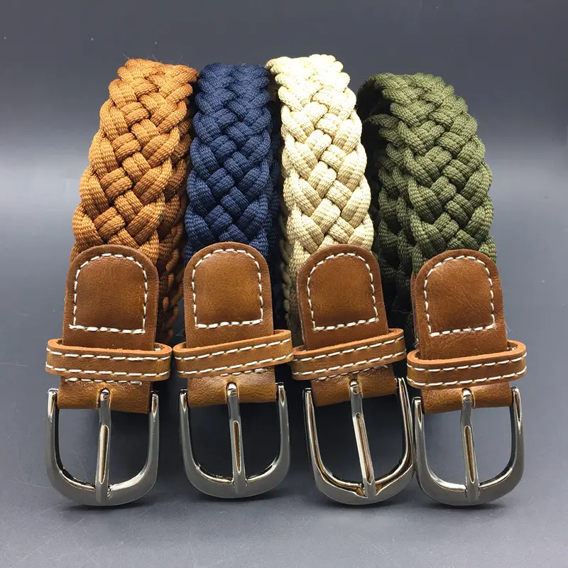 LannyQveen Environmental protection material Fabric Elastic belt Men's Women's belts Weaving wholesale Factory