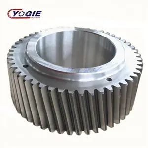 large diameter customized size casting alloy steel helical gear