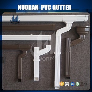 Accessoires Gouttières en PVC Images Gouttières <span class=keywords><strong>de</strong></span> descente pour serres, Dimensions Images Profil <span class=keywords><strong>de</strong></span> gouttière en PVC Gouttière <span class=keywords><strong>rectangulaire</strong></span> Pi - Product Image 1