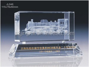 Cubo de cristal grabado con láser 3D, con máquina grande para decoración JL040 - Product Image 2