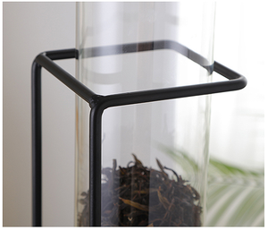 대나무 lidclear 큰 유리 항아리 향신료 테스트 튜브 랙 - Product Image 2