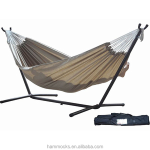<strong>Hammocks</strong> with Metal <strong>Frame</strong> Steel <strong>Frame</strong> <strong>Hammock</strong> Camping Cotton <strong>Hammock</strong> with Stand - Product Image 3