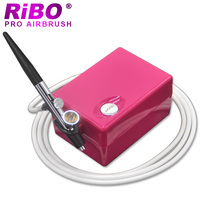 Portable Brosse à Air Set mini aérographe Maquillage kit D'aérographe Compresseur D'air Ensemble pour maquillage Corps Peinture Tatouages Temporaires